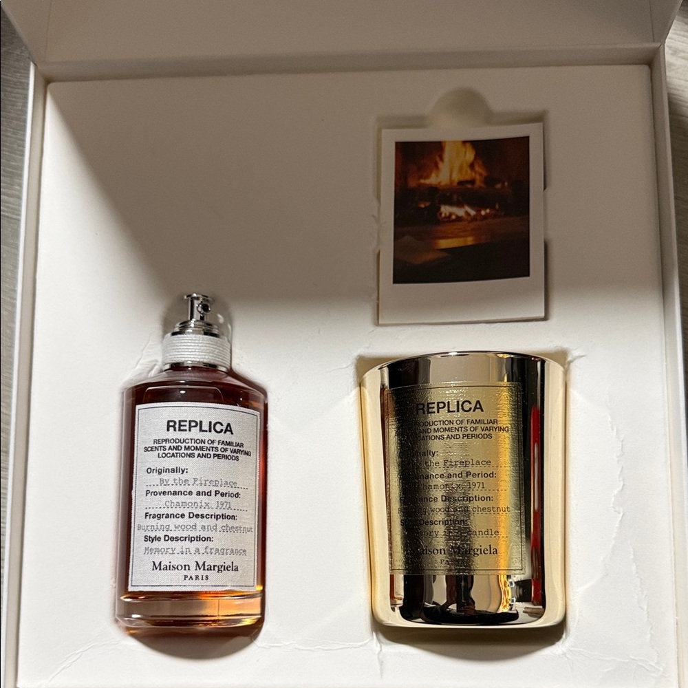 Maison Margiela Replica by the fireplace Eau de toilette fragrance & candle